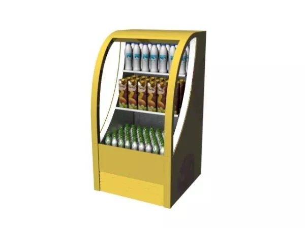 Supermarket Standing Display Freezer 3d model Supermarket Standing Display Freezer 3d model