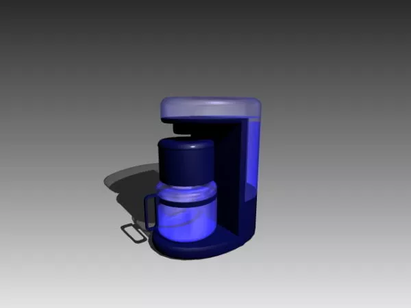 Kitchen Small Coffee Maker 3d model Kitchen Small Coffee Maker 3d model
