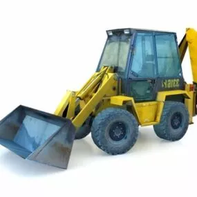 Construction Mini Digger 3d model