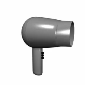 Beauty Salon Mini Hair Dryer 3d model