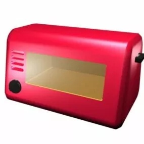 Mini Oven Kid Toy 3d model