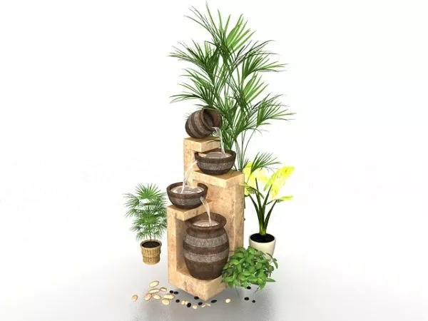 Planter Box Decorative 3d model