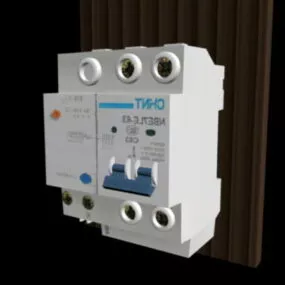 Electric Miniature Circuit Breaker 3d model