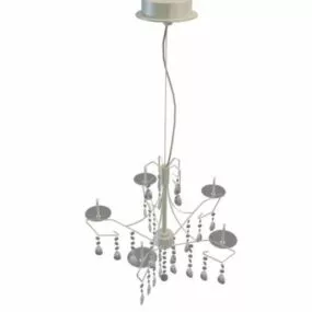 Minimalist Ceiling Chandelier Design 3d model