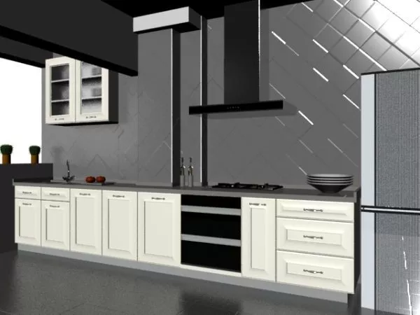 Siemens Refrigerator Open Door 3d model