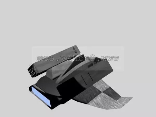 Scifi Missile Ship 3d model Scifi Missile Ship 3d model