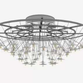 Living Room Modern Chandeliers 3d model