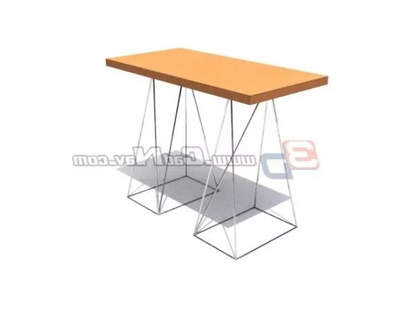 Office Furniture Modern Console Table 3d model Office Furniture Modern Console Table 3d model
