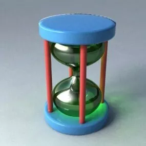 Living Room Modern Hourglass 3d model