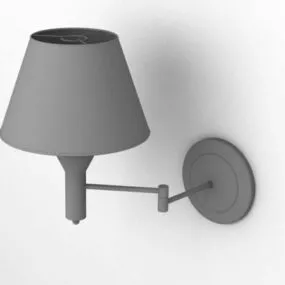 Modern Swing Arm Wall Sconce 3d model