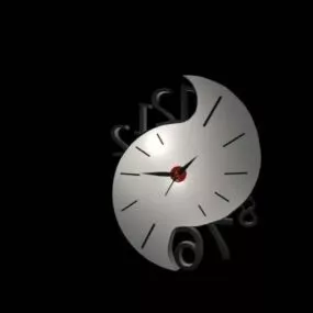 Living Room Modern Wall Clock 3d model