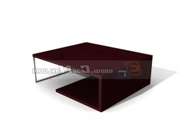 Modern Furniture Wooden Coffee Table 3d model Modern Furniture Wooden Coffee Table 3d model