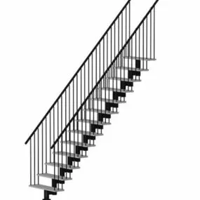 Apartment Stairs 3d model