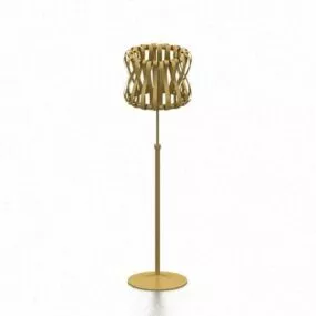 Modern Golden Floor Lamp 3d model