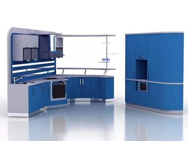 Large Kitchen Hood 3d model