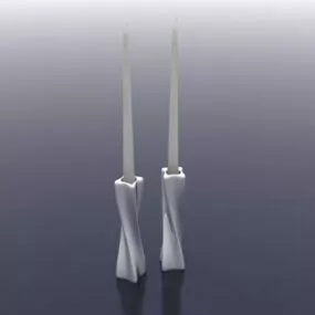 Modern Home Candle Holders 3d model