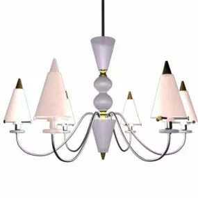Modern Style Home Chandelier Lighting 3d model