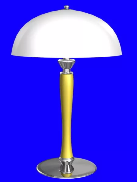 Modern Chrome Table Lamp Furniture 3d model Modern Chrome Table Lamp Furniture 3d model