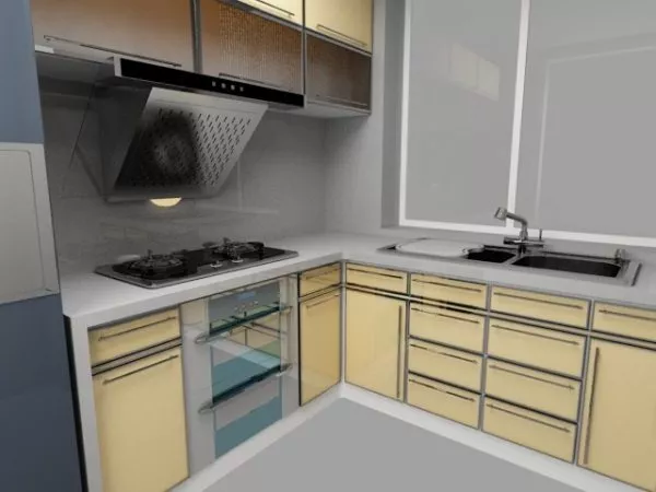 Siemens Hood Rectangular Shape 3d model