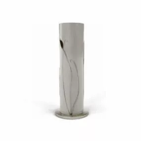 Modern Cylindrical Design Floor Lamp 3d model