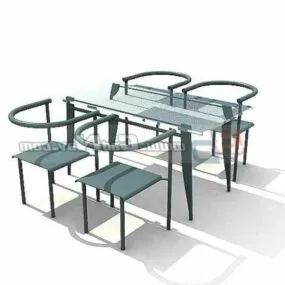 Modern Dining Room Furniture Set 3d model