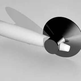 Modern Home Door Handle 3d model