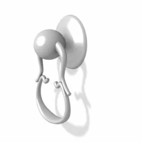 European Modern Door Knocker 3d model