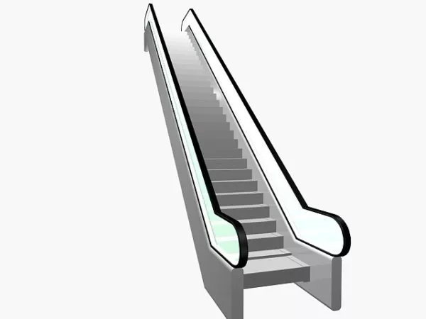 Electric Escalator Staircase 3d model