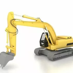 Construction Modern Excavator 3d model