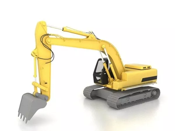 Crawler Excavator 3d model