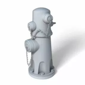 City Modern Fire Hydrant 3d model