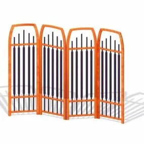 Modern Folding Screen Furniture 3d model