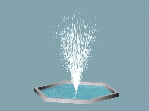 Fountain Water Particle 3d model
