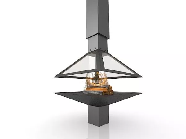 Modern Gas Stove Fireplace 3d model Modern Gas Stove Fireplace 3d model