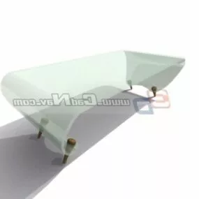 Modern Glass Coffee Table Furniture 3d model