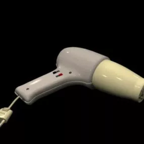 Beauty Salon Modern Hair Dryer 3d model
