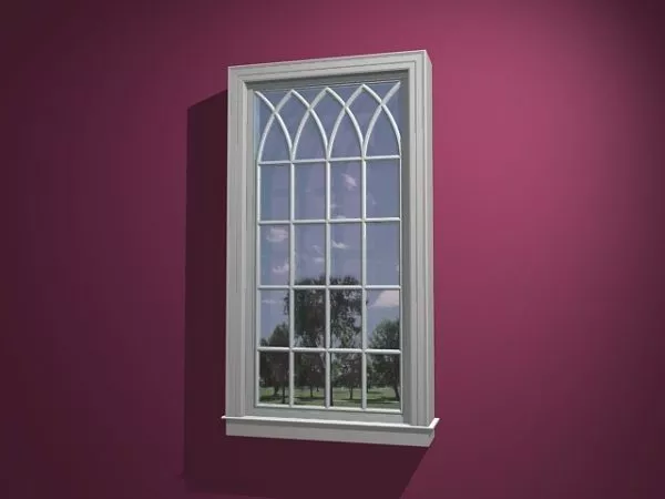 Modern House Glass Window 3d model Modern House Glass Window 3d model