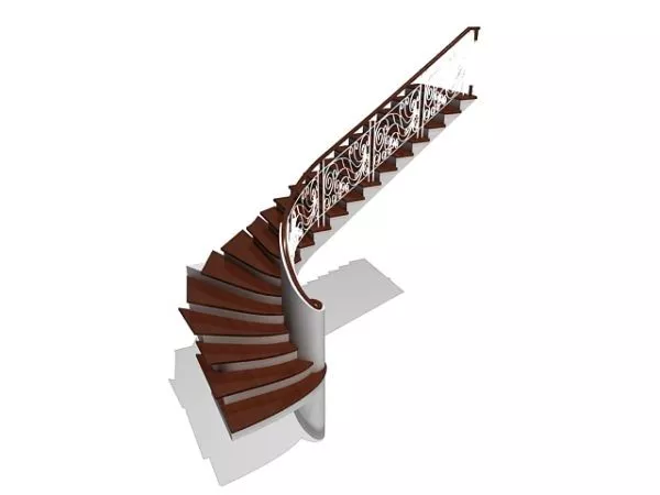 Modern Indoor Staircase Design 3d model Modern Indoor Staircase Design 3d model