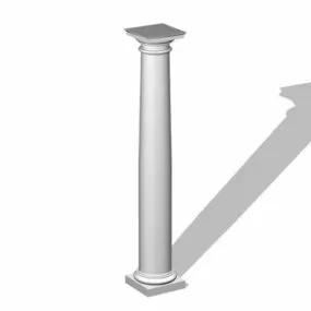 Modern Interior Column 3d model