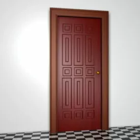 Modern Apartment Interior Door 3d model