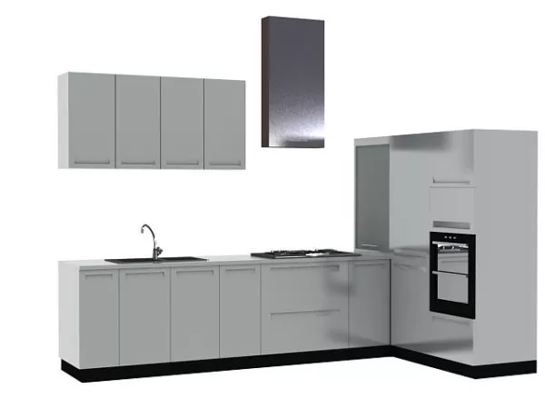 Siemens Gas Stove Square Shape 3d model