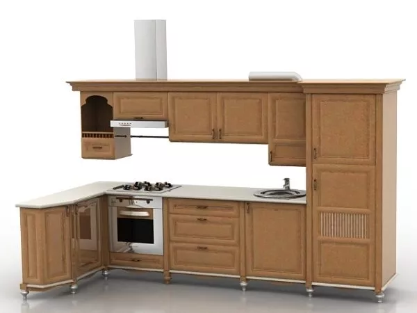 Kitchen Gas Cooktop 3d model