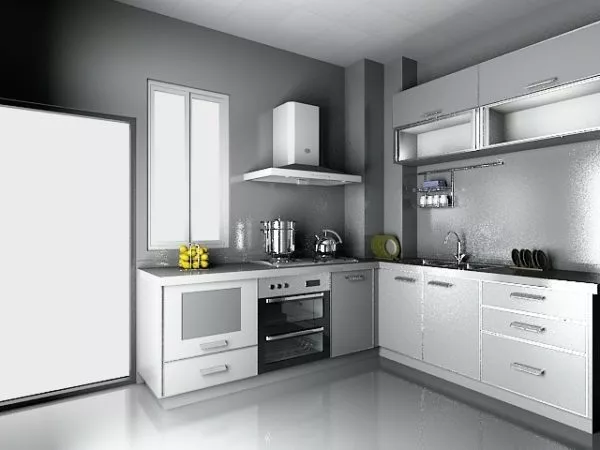 Siemens Two Gas Stoves Black Color 3d model