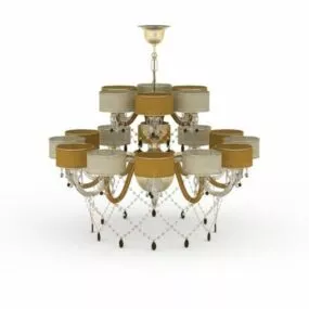 Modern Chandelier Design 3d model