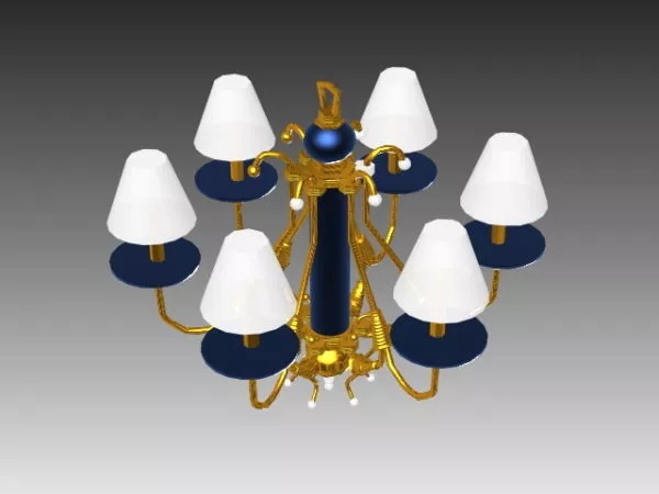Home Furniture Modern Metal Chandeliers 3d model Home Furniture Modern Metal Chandeliers 3d model