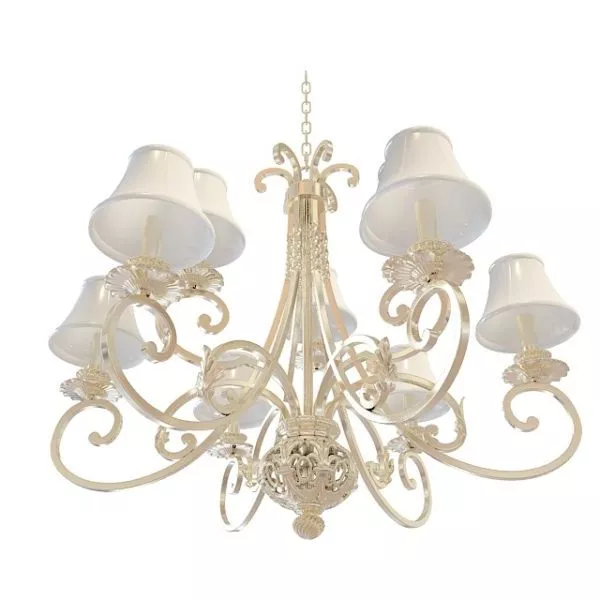 Modern Classic Chandelier 3d model Modern Classic Chandelier 3d model