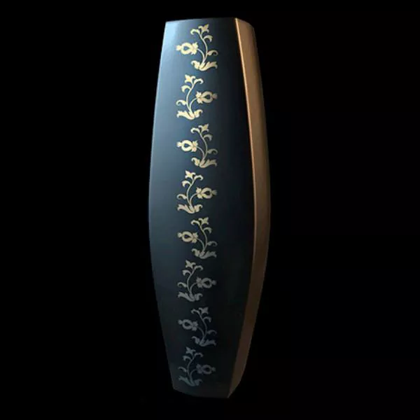 Modern Decor On Porcelain Vase 3d model Modern Decor On Porcelain Vase 3d model