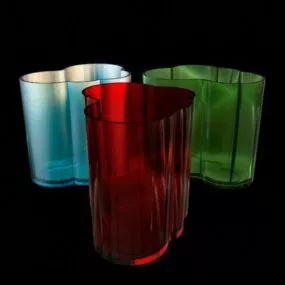 Resin Flower Vase 3d model