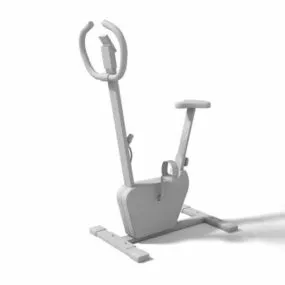 Indoor Modern Stationary Bicycle 3d model