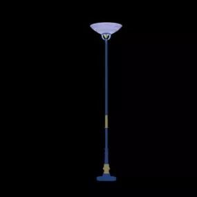 Torchiere Style Floor Lamp 3d model